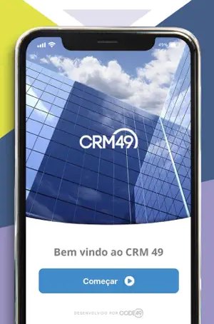 Tela do app CRM 49: Aplicativo para imobiliárias