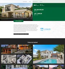 Exemplo de landing page para imobiliária criada no CRM 49
