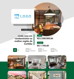 Exemplo de landing page para imobiliária criada no CRM 49